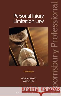 Personal Injury Limitation Law: Third Edition Frank Burton 9781847669841  - książka