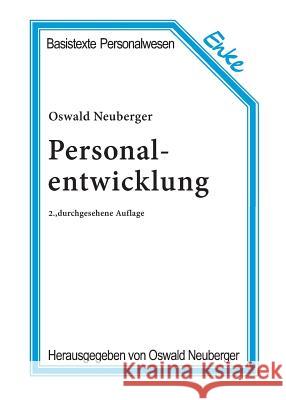 Personalentwicklung Neuberger, Oswald   9783828245655 Lucius & Lucius - książka