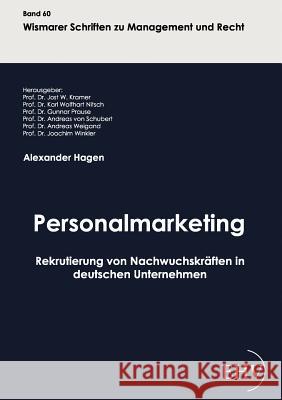 Personalmarketing Hagen, Alexander 9783867417013 Europäischer Hochschulverlag - książka