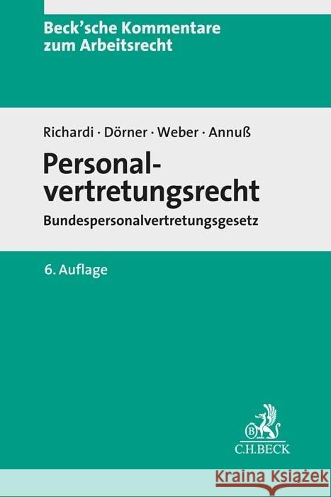 Personalvertretungsrecht  9783406798061 Beck Juristischer Verlag - książka