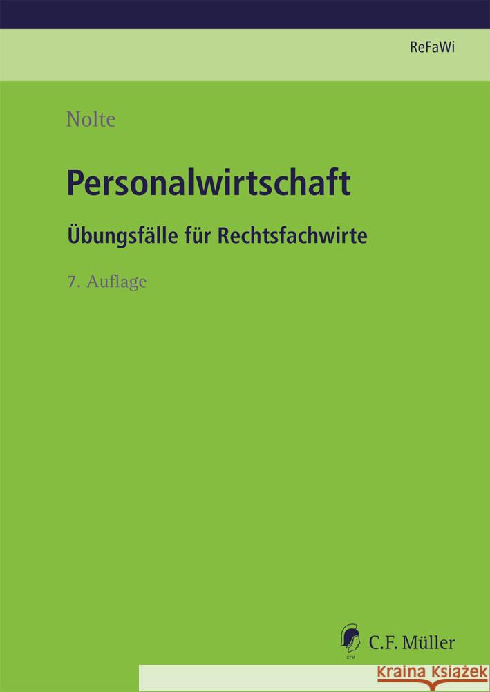 Personalwirtschaft Nolte, Katharina 9783811457256 C.F. Müller - książka