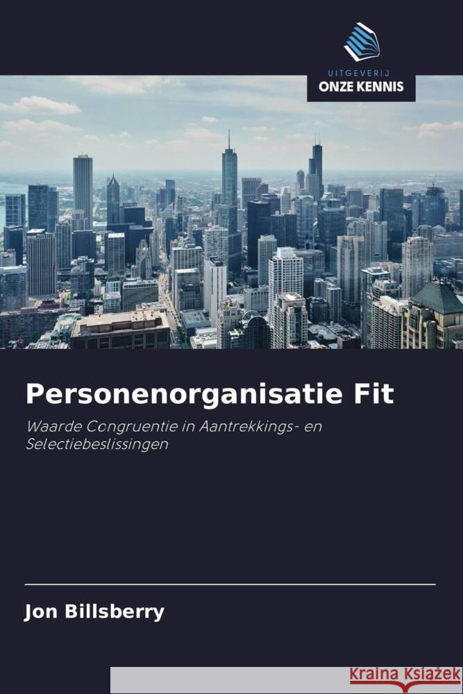 Personenorganisatie Fit Billsberry, Jon 9786203168211 Uitgeverij Onze Kennis - książka