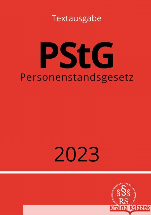 Personenstandsgesetz - PStG 2023 Studier, Ronny 9783757540913 epubli - książka