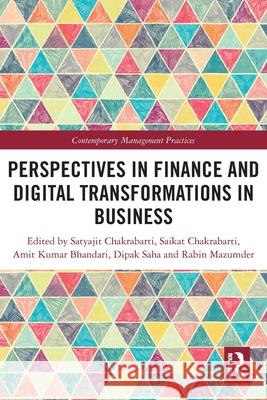 Perspectives in Finance and Digital Transformations in Business  9781032746449 Taylor & Francis Ltd - książka