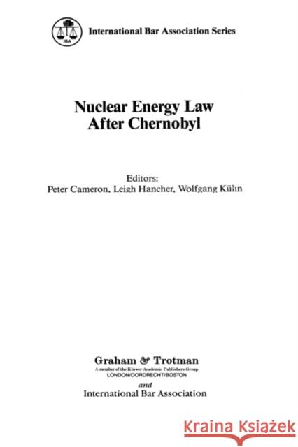 Perspectives on Nuclear Accident in Western Europe Hancher, Leigh 9781853331107 Kluwer Law International - książka