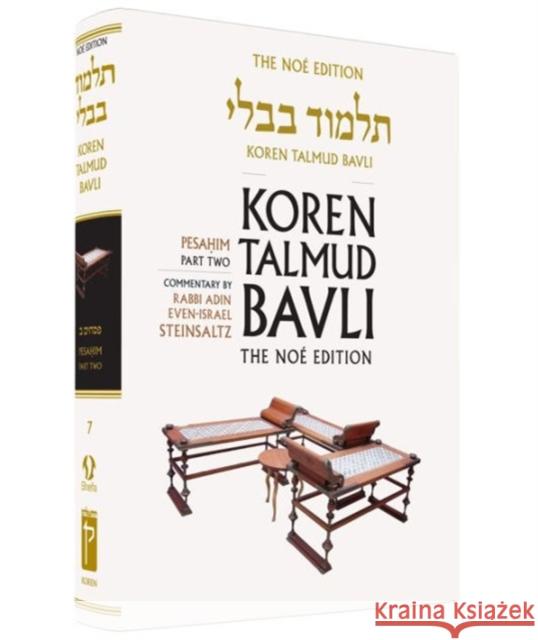 Pesahim Rabbi Adin Even-Israel Steinsaltz 9789653015692 Koren Publishers - książka