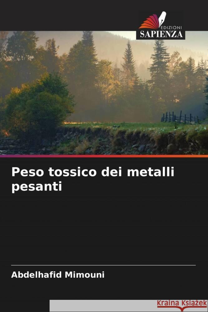 Peso tossico dei metalli pesanti Abdelhafid Mimouni 9786207356102 Edizioni Sapienza - książka