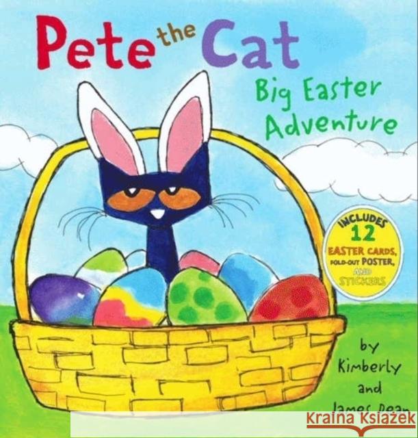 Pete the Cat: Big Easter Adventure [With 12 Easter Cards and Poster] James Dean James Dean 9780062198679 HarperCollins - książka