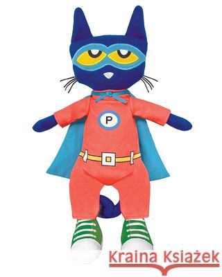 Pete the Cat Super Pete Doll: 18 James Dean 9781579824808 MerryMakers - książka