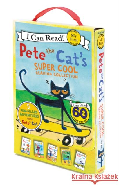 Pete the Cat's Super Cool Reading Collection: 5 I Can Read Favorites! Dean, James 9780062304247 HarperCollins - książka