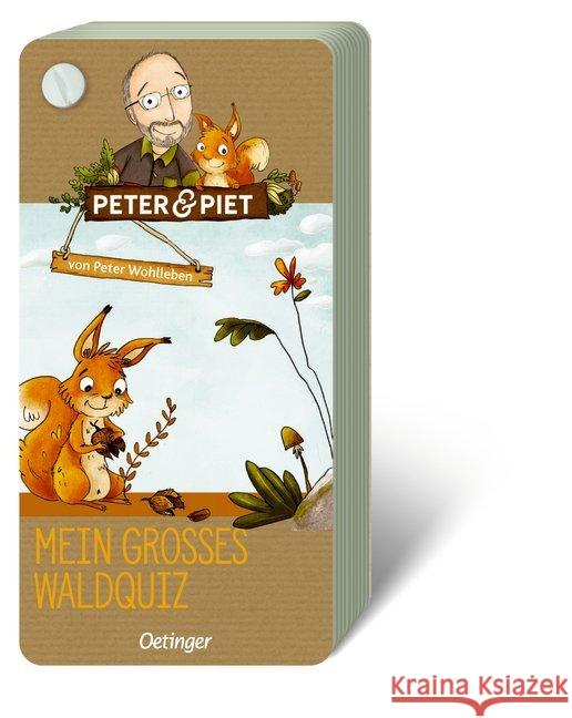 Peter & Piet. Mein großes Wald-Quiz (Spiel) : Mein Waldquiz Wohlleben, Peter 4260512180737 Oetinger - książka