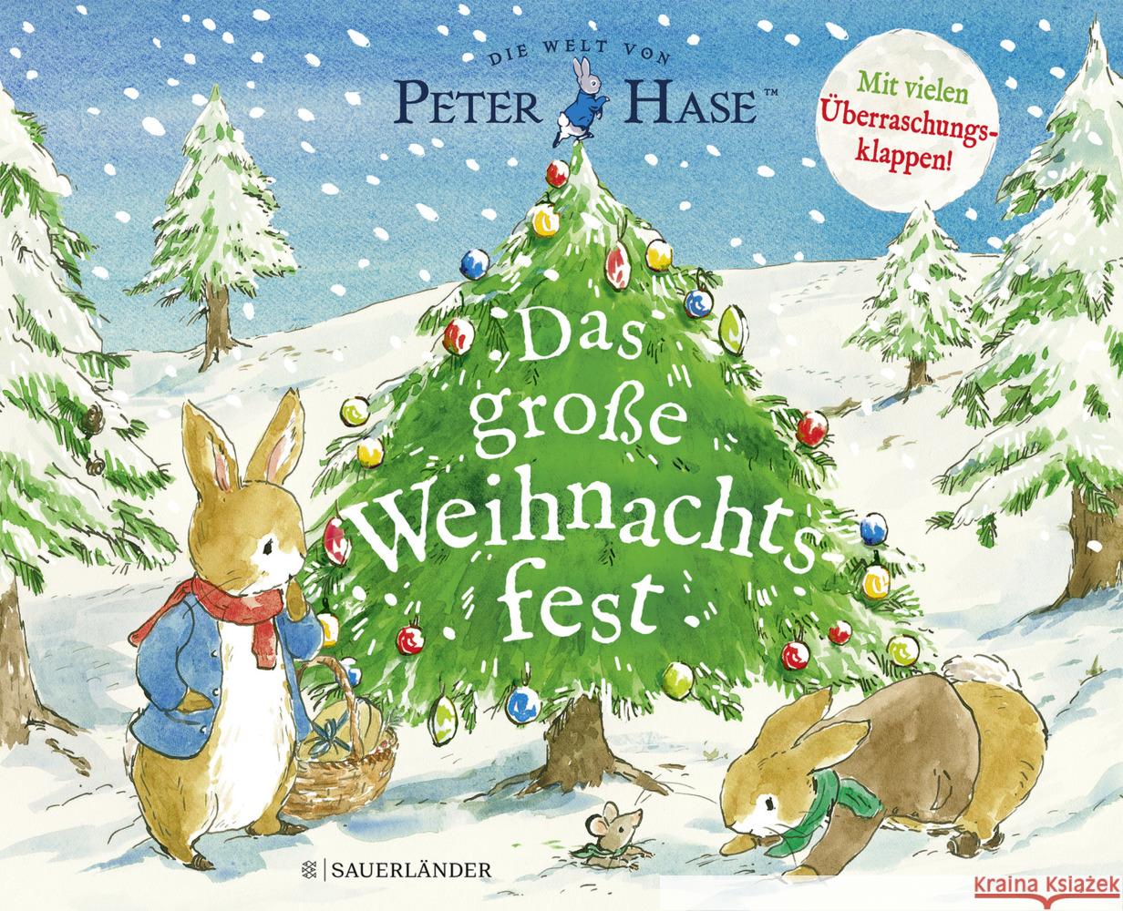 Peter Hase Das große Weihnachtsfest Potter, Beatrix 9783737359535 FISCHER Sauerländer - książka