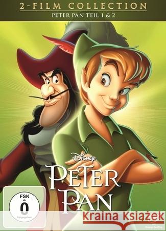 Peter Pan 1+2, 2 DVDs : Disney Classics + 2. Teil Barrie, James Matthew 8717418532574 Walt Disney Studios Home Entertainment - książka