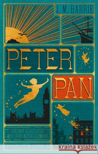 Peter Pan (MinaLima Edition) (lllustrated with Interactive Elements) J. M. Barrie 9780062362223 HarperCollins Publishers Inc - książka