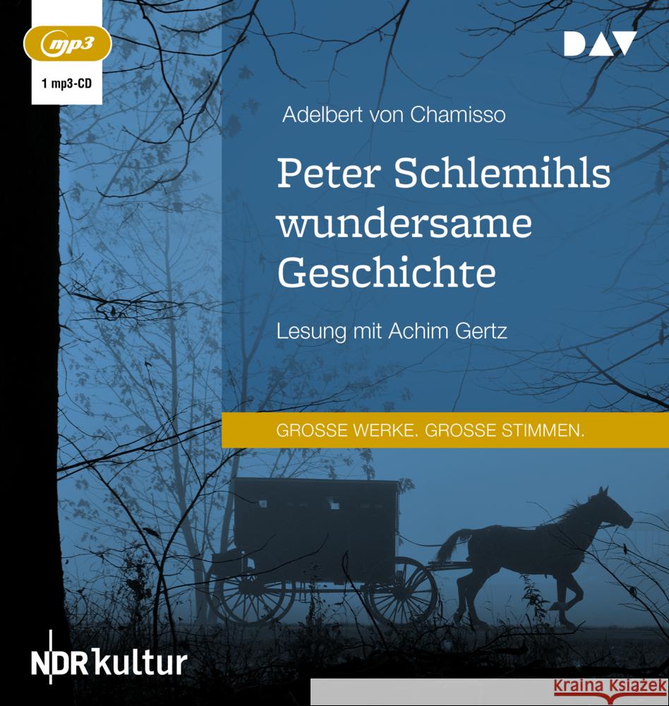Peter Schlemihls wundersame Geschichte, 1 Audio-CD, 1 MP3 Chamisso, Adelbert von 9783742420282 Der Audio Verlag, DAV - książka