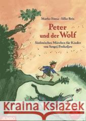 Peter und der Wolf, m. Audio-CD : Sinfonisches Märchen für Kinder Simsa, Marko Brix, Silke Prokofjew, Sergej 9783833720536 Jumbo Neue Medien - książka