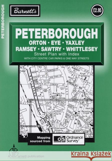 Peterborough Street Plan G. I. Barnett & Son Ltd 9781904678083 G I Barnett & Son - książka