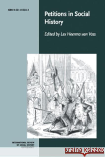 Petitions in Social History Lex Heerma van Voss 9780521013222  - książka