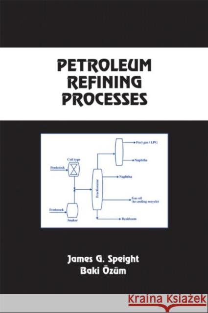Petroleum Refining Processes James G. Speight Baki Ozum 9780824705992 Marcel Dekker - książka