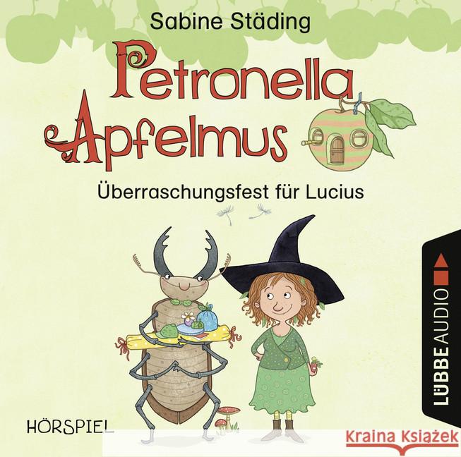 Petronella Apfelmus - Überraschungsfest für Lucius, 1 Audio-CD Städing, Sabine 9783785755150 Bastei Lübbe - książka