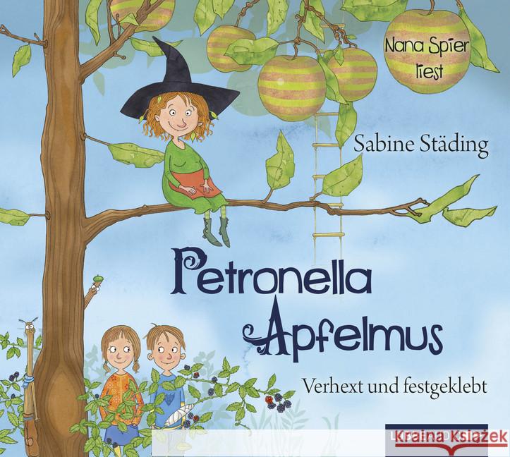 Petronella Apfelmus, Verhext und festgeklebt, 2 Audio-CDs Städing, Sabine 9783785750032 Bastei Lübbe - książka