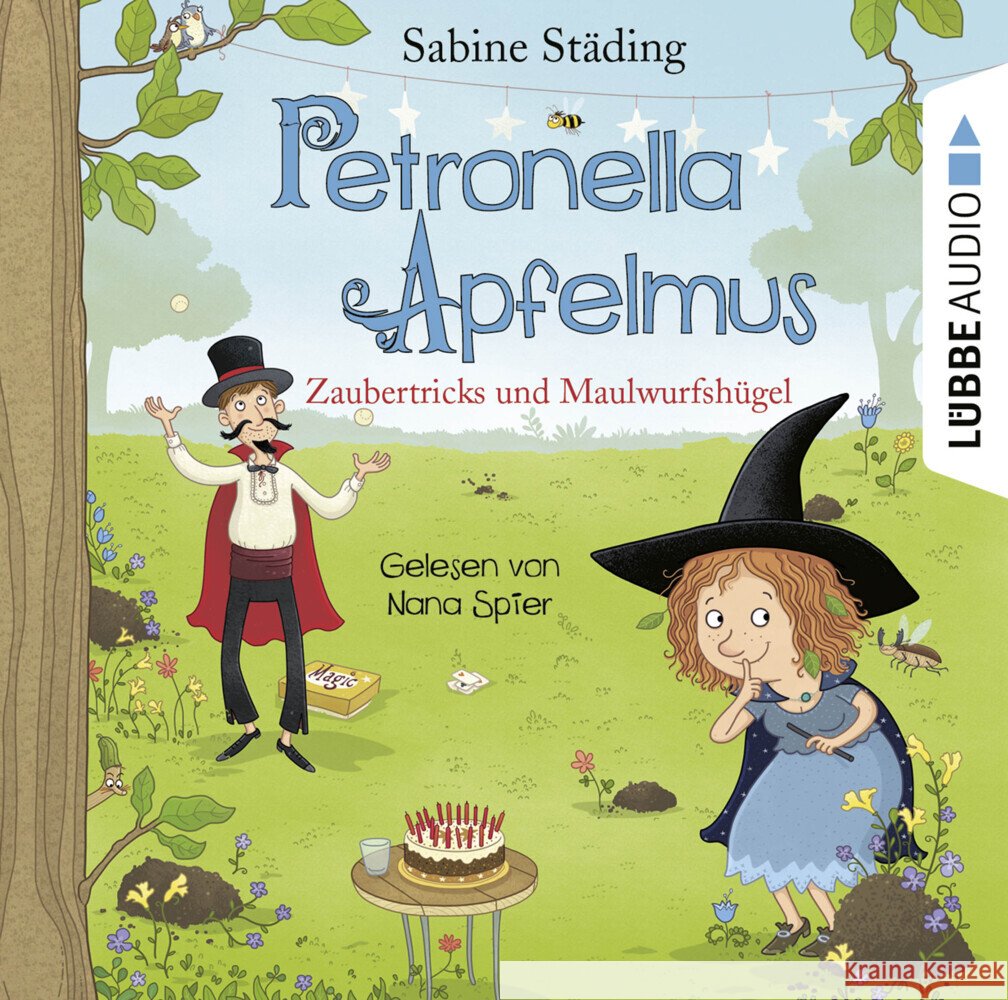 Petronella Apfelmus - Zaubertricks und Maulwurfshügel, 2 Audio-CD Städing, Sabine 9783785782477 Bastei Lübbe - książka