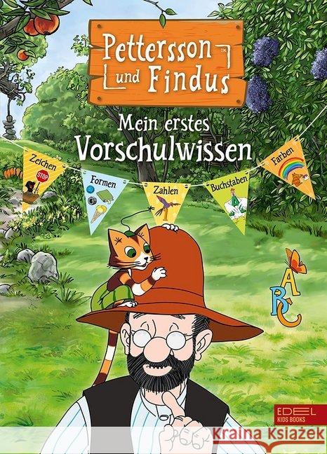 Pettersson und Findus - Mein erstes Vorschulwissen : Zeiche, Formen, Zahlen, Buchstaben, Farben Nordqvist, Sven 9783961291014 Edel:Kids Books - książka
