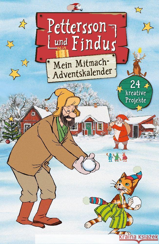 Pettersson und Findus - Mitmach-Adventskalender Nordqvist, Sven 9783961294312 Karibu - książka