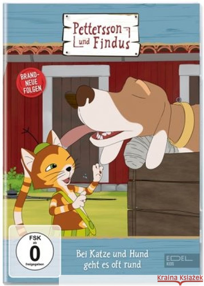 Pettersson und Findus - Bei Katze und Hund geht es oft rund, 1 DVD  4029759172055 Edel Music & Entertainment CD / DVD - książka