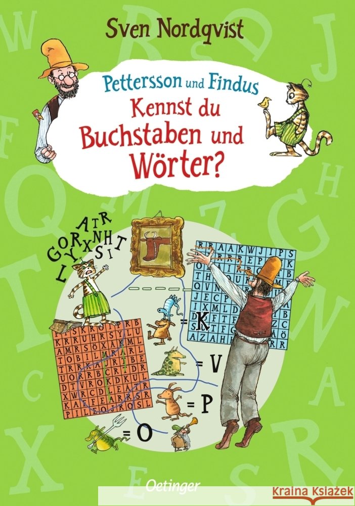 Pettersson und Findus. Kennst du Buchstaben und Wörter? Nordqvist, Sven 9783751203296 Oetinger - książka