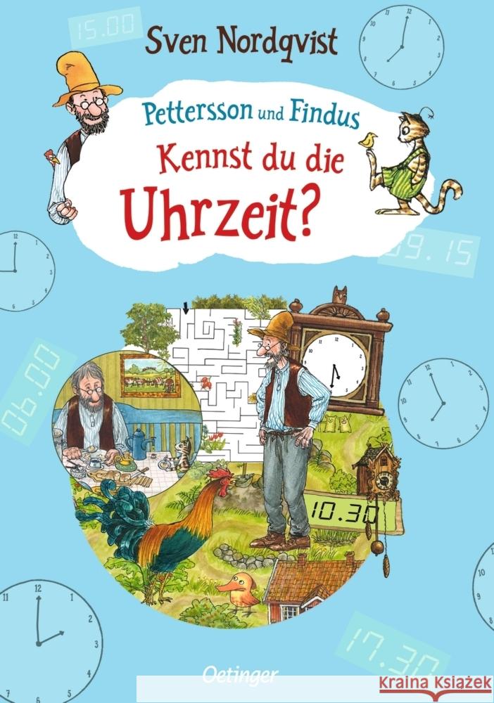 Pettersson und Findus. Kennst du die Uhrzeit? Nordqvist, Sven 9783751203302 Oetinger - książka