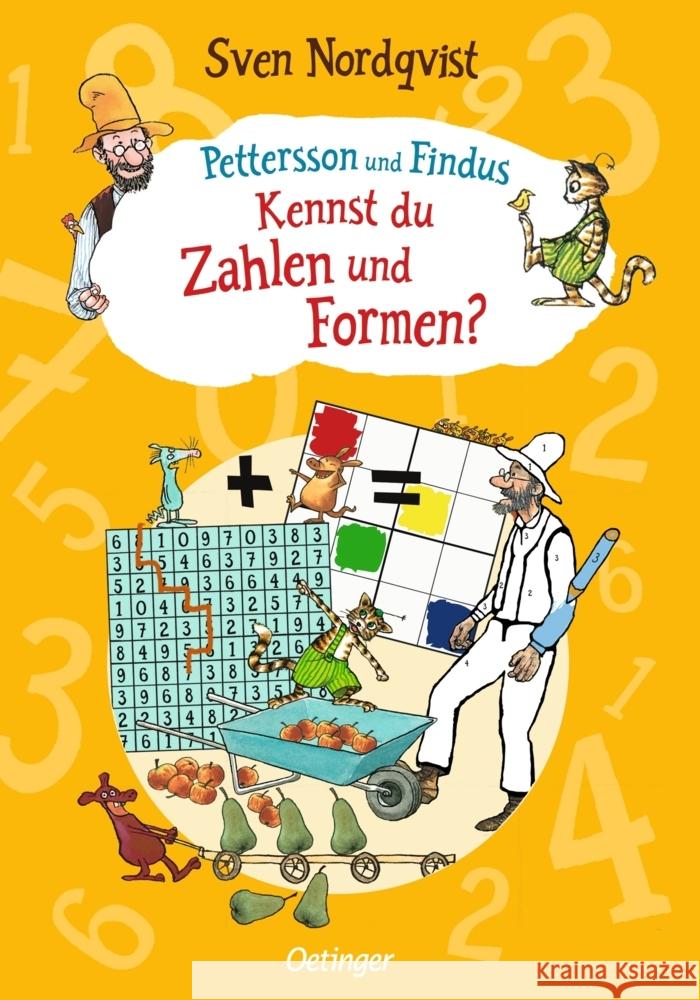 Pettersson und Findus. Kennst du Zahlen und Formen? Nordqvist, Sven 9783751203319 Oetinger - książka