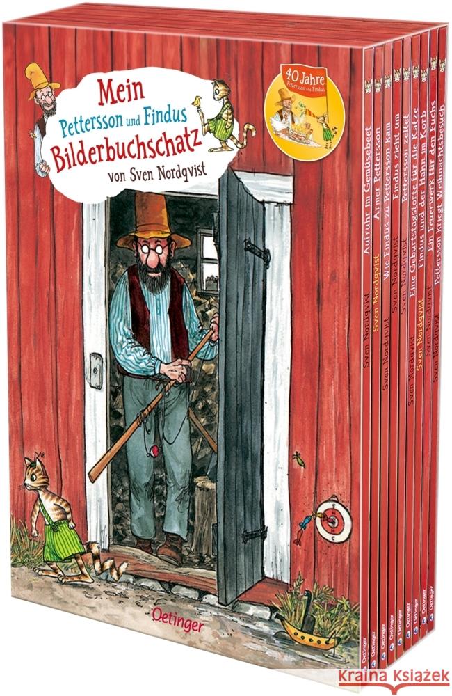 Pettersson und Findus. Mein Pettersson und Findus Bilderbuchschatz Nordqvist, Sven 9783751205054 Oetinger - książka