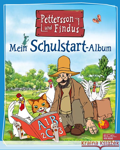 Pettersson und Findus: Mein Schulstart-Album Nordqvist, Sven 9783961292455 Edel Kids Books - ein Verlag der Edel Verlags - książka