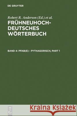 pfab(e) - pythagorisch. Tl.1  9783110163827 De Gruyter - książka