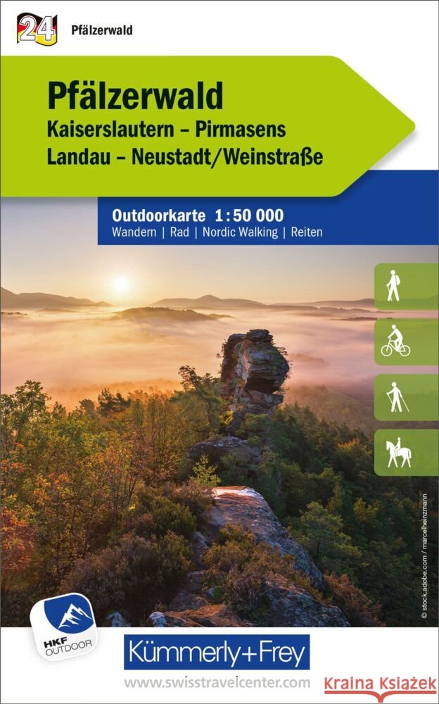 Pfalzerwald  9783259026069 Kummerly & Frey,Switzerland - książka