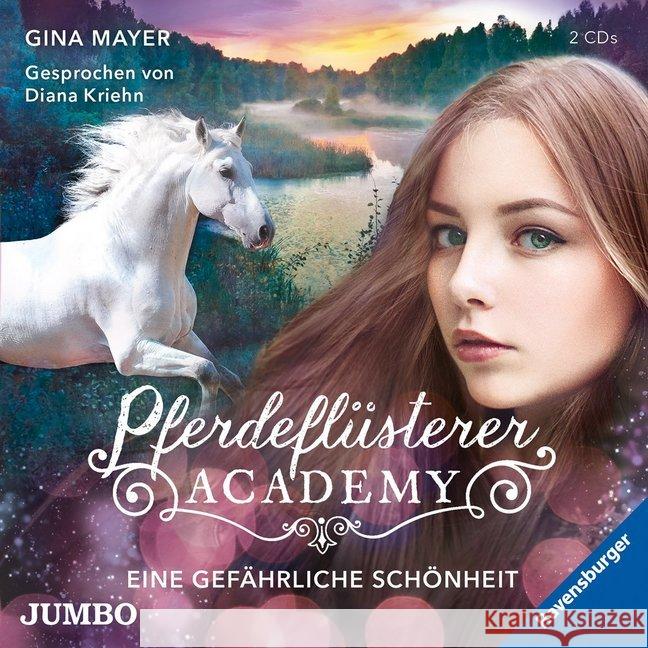 Pferdeflüsterer-Academy - Eine gefährliche Schönheit, 2 Audio-CDs : CD Standard Audio Format, Lesung Mayer, Gina 9783833739927 Jumbo Neue Medien - książka