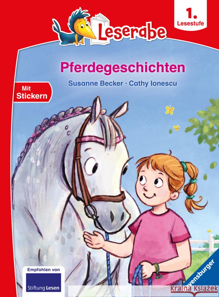 Pferdegeschichten - Leserabe ab 1. Klasse - Erstlesebuch für Kinder ab 6 Jahren Becker, Susanne 9783473460991 Ravensburger Verlag - książka