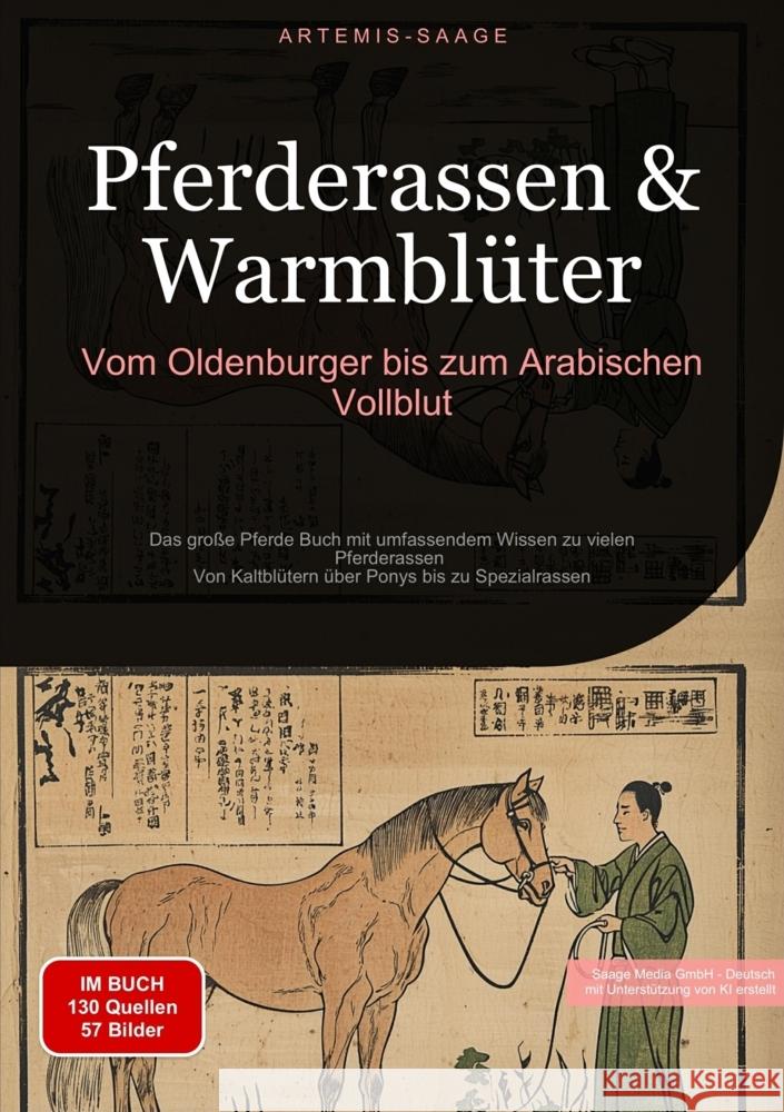Pferderassen & Warmblüter: Vom Oldenburger bis zum Arabischen Vollblut Saage, Artemis 9783384456366 Saage Books - książka