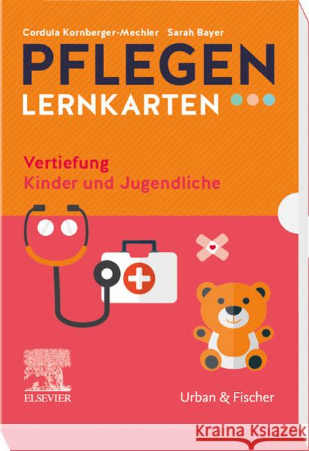 PFLEGEN Lernkarten - Vertiefung Kinder und Jugendliche Kornberger-Mechler, Cordula; Bayer, Sarah 9783437254413 Elsevier, München - książka