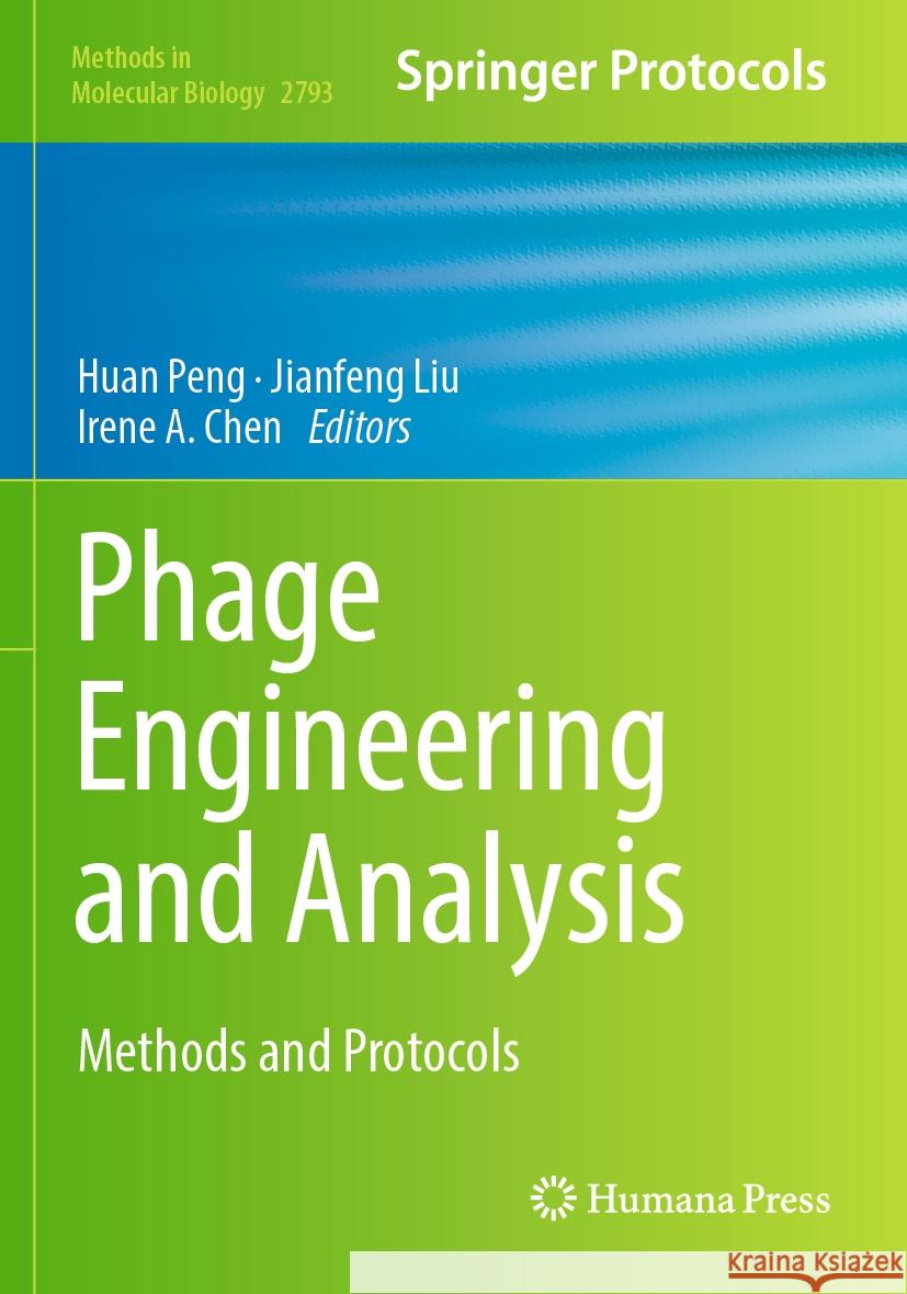 Phage Engineering and Analysis  9781071638002 Springer US - książka