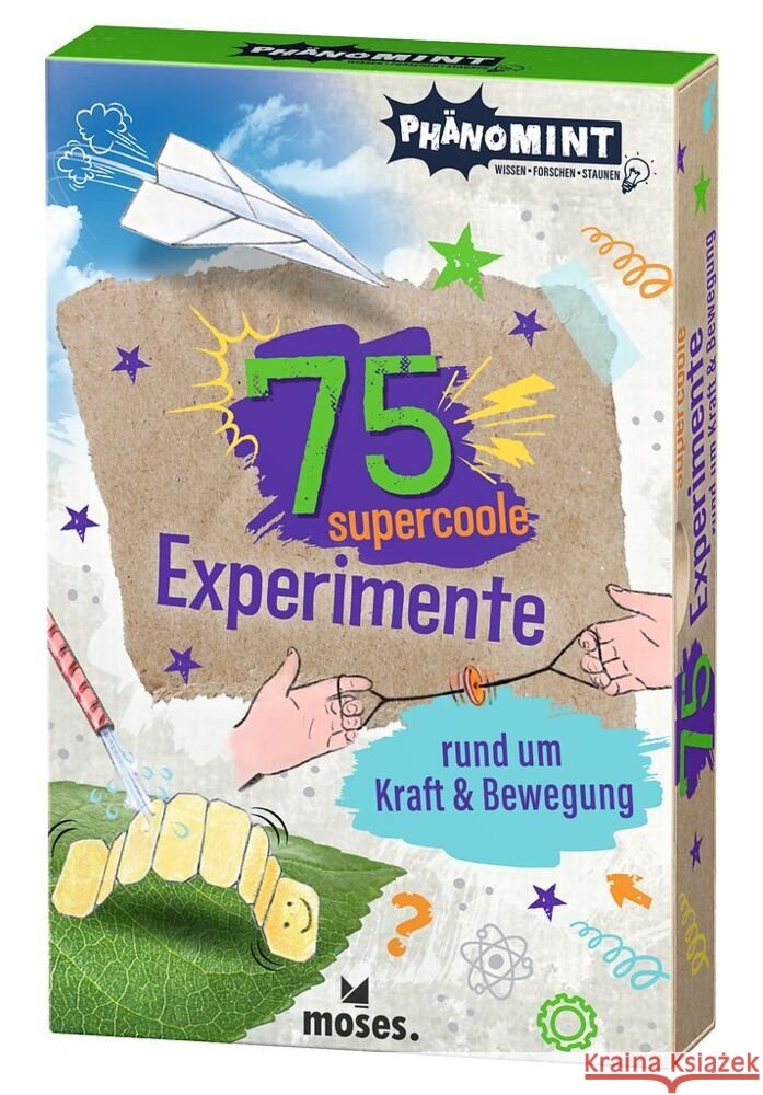 PhänoMINT 75 supercoole Experimente rund um Kraft und Bewegung Berger, Nicola 9783964553218 moses. Verlag - książka