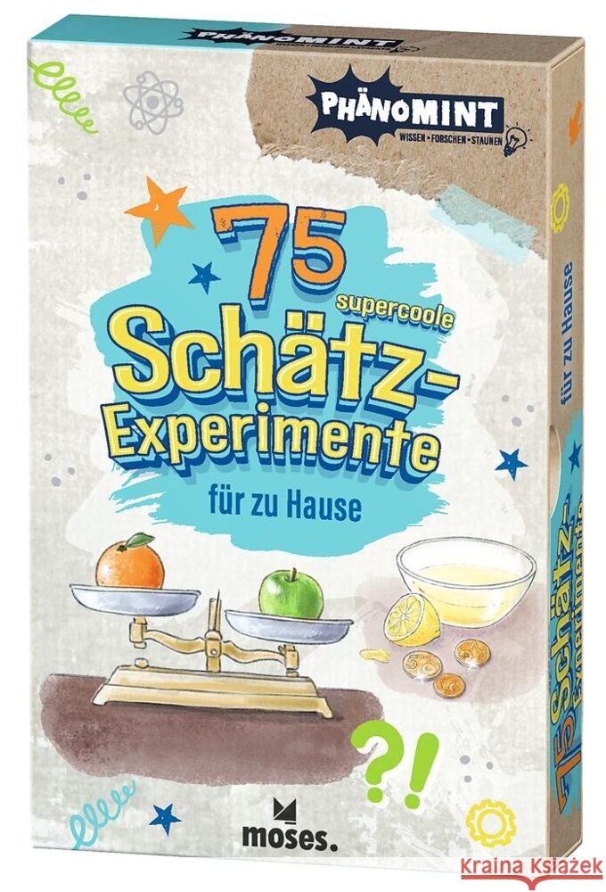 PhänoMINT 75 supercoole Schätz-Experimente für zu Hause Kessel, Carola von 9783964553713 moses. Verlag - książka