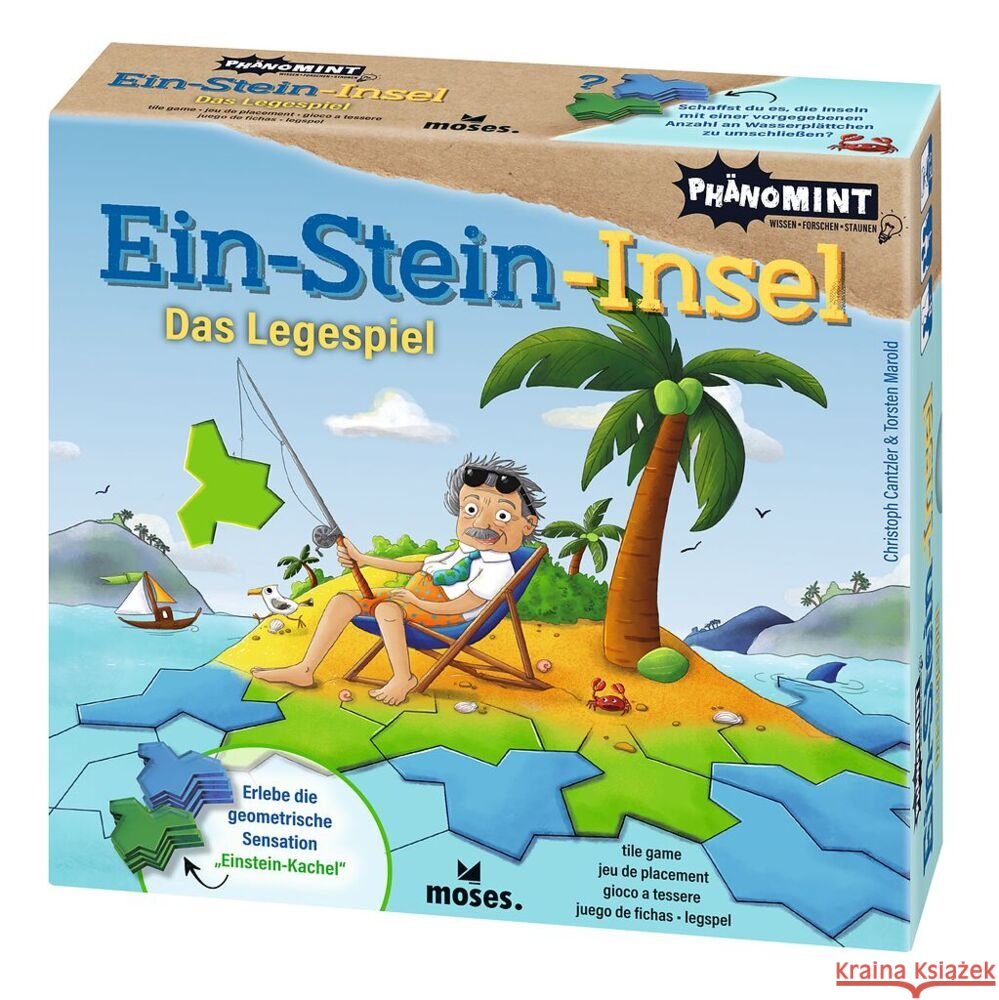 PhänoMINT Ein-Stein-Insel - Das Legespiel  4033477909558 moses. Verlag - książka