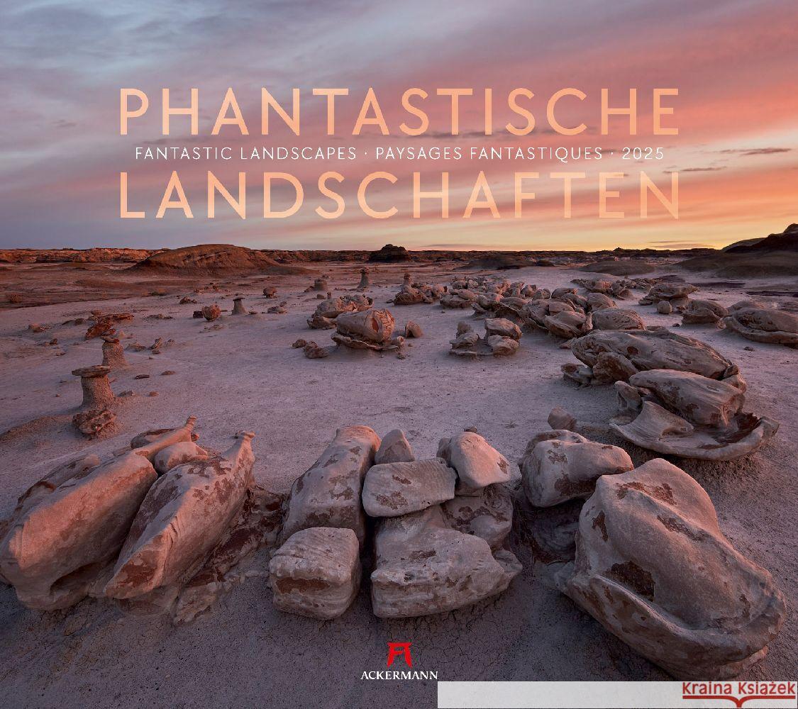 Phantastische Landschaften Kalender 2025 Ackermann Kunstverlag 9783838425276 Ackermann Kunstverlag - książka