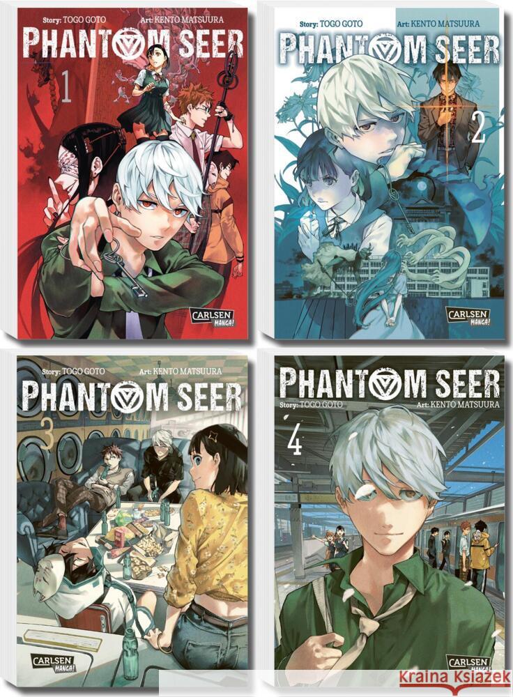 Phantom Seer Komplettpack 1-4 Goto, Togo 9783551024152 Carlsen Manga - książka