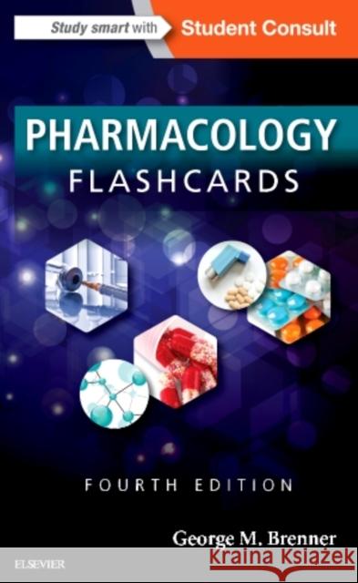 Pharmacology Flash Cards George M. Brenner 9780323355643 Elsevier - książka