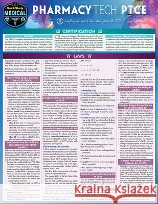 Pharmacy Technician - Ptce Sarah Liu 9781423238768 Quickstudy Reference Guides - książka
