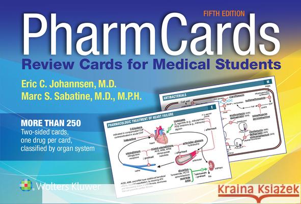 Pharmcards Eric Johannsen 9781496384287 LWW - książka
