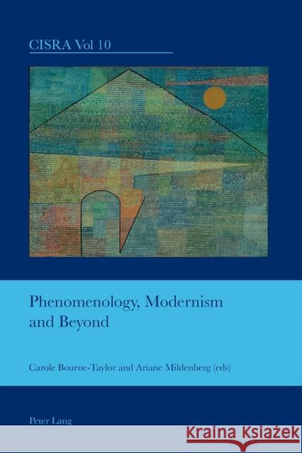 Phenomenology, Modernism and Beyond  9783039114092 Verlag Peter Lang - książka